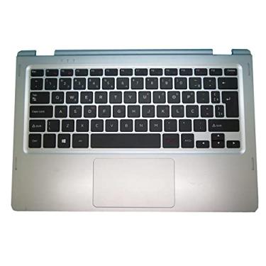 Imagem de Laptop PalmRest&Keyboard Para Positivo JM277-4-A UK K671 GJ-N8939 Brasil BR Original com chave netflix