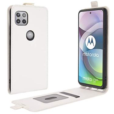 Imagem de HONGYAN Capa de telefone Para Motorola Moto G 5G R64 Texture Single Vertical Flip Capa protetora de couro com slots para cartões e moldura para fotos Capa protetora