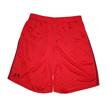 Imagem de Bermuda de treinamento masculina Under Armour Flex Pipe, Vermelho, X-Large