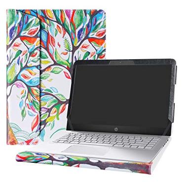 Imagem de Capa protetora Alapmk para notebook 14 HP 14 14 cm XXX 14-ckXXX Series Laptop, Love Tree, 14 Inches