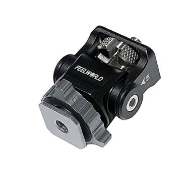 Imagem de FEELWORLD Mini suporte para monitor de câmera Hot Shoe para DSLR, microfone, monitor de campo DSLR
