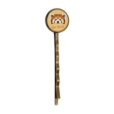 Imagem de Castanha Wild Red Panda Animal Retro Metal Hair Bobby Pin Headwear