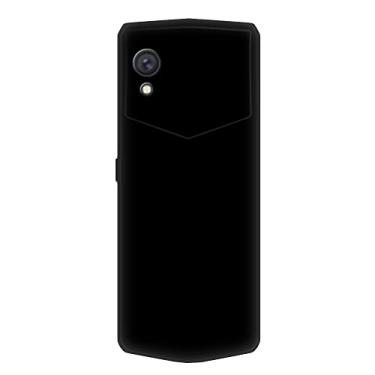 Imagem de Capa para Cubot Pocket 3, capa traseira de TPU (poliuretano termoplástico) macio à prova de choque, antiimpressões digitais, capa protetora de corpo inteiro para Cubot Pocket 3 (11,5 cm) (preto)