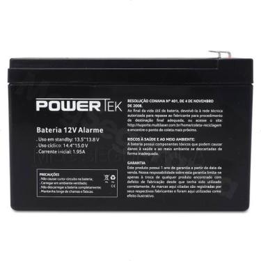 Imagem de Bateria Selada 12V Cftv Para Fita Led Alarme Cerca Som - Powertek / Mu