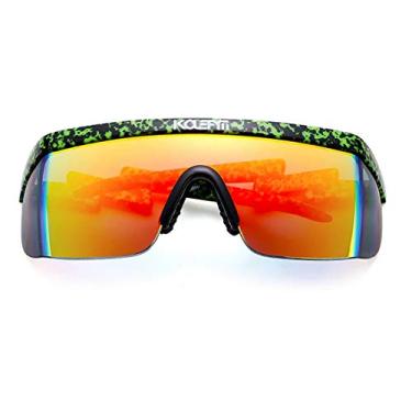 Imagem de Óculos de Sol Oversized Kdeam Leve Bloqueador de Vento Ciclismo Esporte Proteção Uv400 (C12)