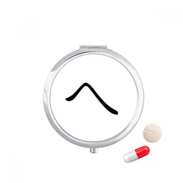 Imagem de Porta-comprimidos, caixa de armazenamento de medicamentos com personagens japoneses Hiragana