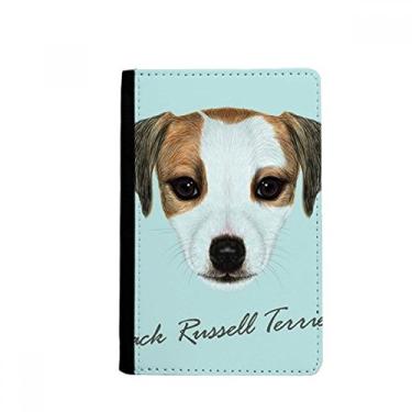 Imagem de Jack Russell Terrier Porta-passaporte para cachorro animal de estimação Notecase Burse carteira porta-cartões
