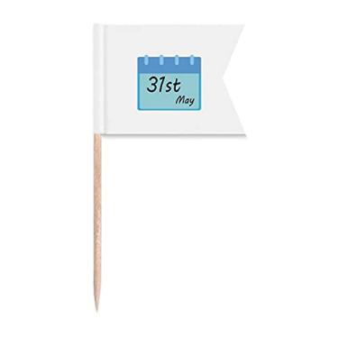 Imagem de Sinalizadores de palitos corporais saudáveis para o dia do mundo, sem tabaco, marcação de etiquetagem para festas, bolos, alimentos, queijos