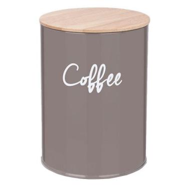 Imagem de Pote Redondo Para Café Canister Warm Gray - Haus Concept 11,4 X 15,2 C