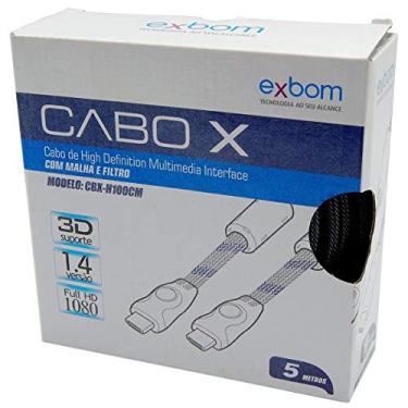 Imagem de Cabo HDMI com Filtro e Malha Versão 1.4-5 metros