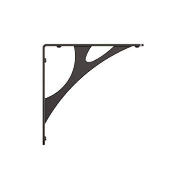 Imagem de Shelf-Made Manhattan Steel D x 2,5 cm L x 19,6 cm A Preto, 226 kg, suporte decorativo para prateleira