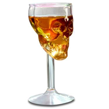 Imagem de Cálice de Vidro 3D Caveira 50 ml