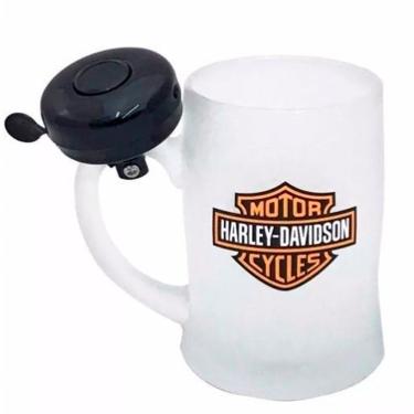 Imagem de Caneco Com Campainha Harley Davidson 400 ml