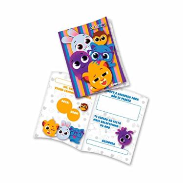 Imagem de Festcolor Convite de Aniversário BoloFofos c/8