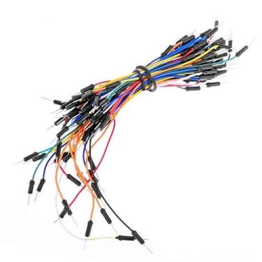 Imagem de 65x Cabo fio Jumpers Macho x Macho para Arduino esp protoboard tamanhos variados