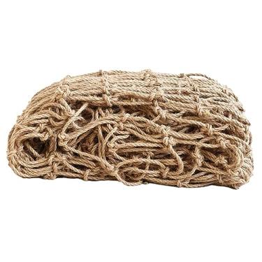 Imagem de Rede de Suporte para Plantas 3mm Rede de Corda para Varanda Crescente Foto Decoração de Parede Malha Juta Cordão Treliça para Legumes Subir Planta, 2Mx5M