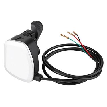 Imagem de Acelerador de polegar do guidão, 24 V 36 V 48 V 7/8" guidão elétrico bicicleta scooter E cabo do acelerador do polegar