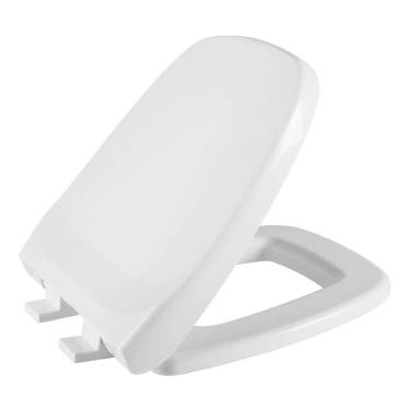 Imagem de Assento Sanitário Viseu Branco Tampa para Vaso Luzarte com Fechamento Suave
