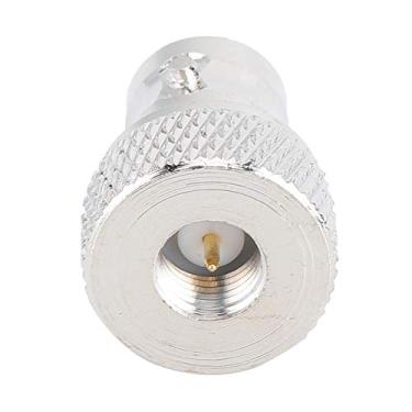 Imagem de 6 Peças de Placa de Níquel SMA Macho para Adaptador Fêmea BNC Com Núcleo Interno de Cobre, para Antenas, Dispositivos LAN Sem Fio, Cabos Coaxiais, Antenas Externas de Rádio