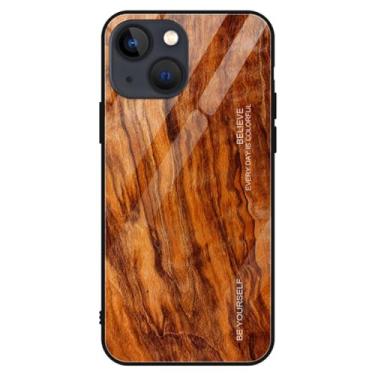 Imagem de Capa de telefone de vidro de grão de madeira para iphone 14 14pro max capa traseira para iphone 11 12 13 14 pro max 7 8 plus x s xr caso, m3, para iphone 12 pro