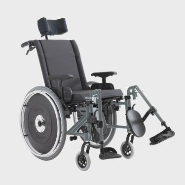 Imagem de Cadeira de rodas avd alumínio reclinável 48 cm prata - ortobras