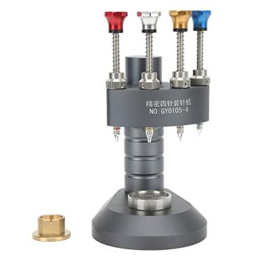 Imagem de Vomeko Ferramenta de prensa manual de relógio com 4 agulhas, empurrador de mão para relógios, ferramenta de reparo de relógio.