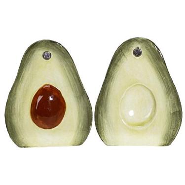 Imagem de Avocado Ceramic Salt and Pepper Shakers Set