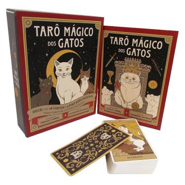Imagem de Tarô Mágico dos Gatos - Livro Ilustrado + Baralho com 78 Cartas