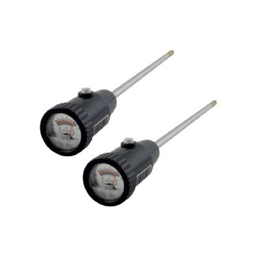 Imagem de Kit 2 Medidor Ph Umidade Solo Analógico Escala 3 A 8Ph Analógico 0 A 80Rh Haste 30Cm Ph-3000 Portátil Instrutherm