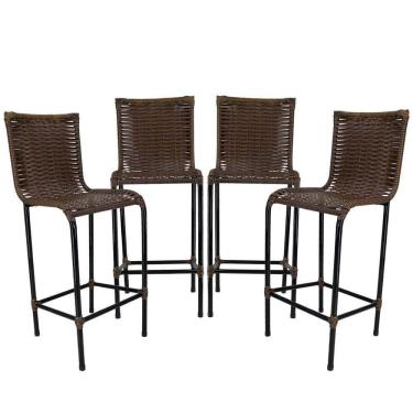 Imagem de 4 Banquetas Em Bar, Bancada, Lanchonete Diplomata Argila