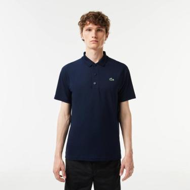 Imagem de Camisa Polo Lacoste Sport em Tecido Entrelaçado Respirável Masculina-Masculino