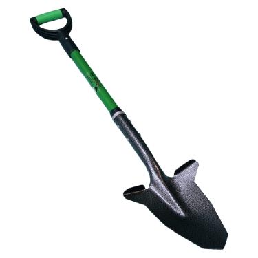 Imagem de Spear Head Spade SHFD3 - Pá de jardim de limão de 101,6 cm - Pá de jardinagem com uma lâmina chanfrada de 23 cm x 28 cm, cabo longo de fibra de vidro reforçado com aço e aderência em D acolchoada