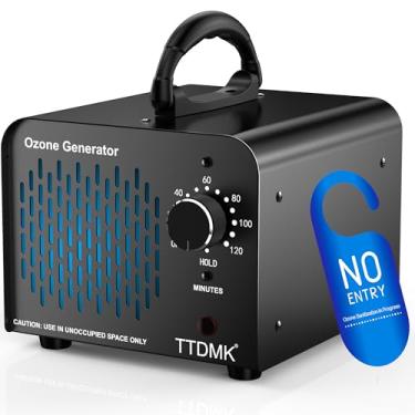 Imagem de Gerador de ozônio 128.000 mg/h, máquina comercial de ozônio, remoção de odores, máquina de ozônio de alta capacidade, gerador de ozônio doméstico para carro, casa, fumaça, animal de estimação, etc