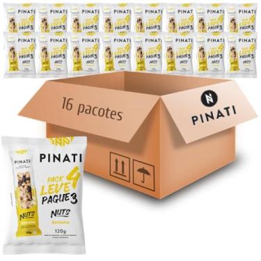 Imagem de Kit c/ 16pct Barra de Nuts Pinati Banana 120g (4x30g)