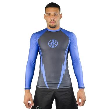 Imagem de Keiko, Rashguard No Gi Flash, Manga Longa, Azul, P