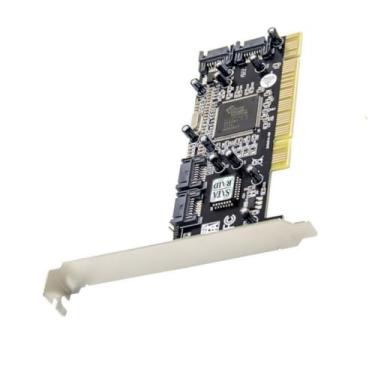 Imagem de Placa de expansão, placa de expansão SATA PCI de 4 portas PCI para SATA para Windows 98SE/Me