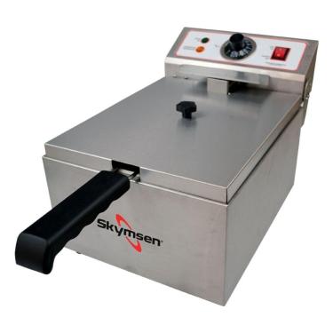 Imagem de Fritadeira Elétrica 1 Cuba Fe10n Skymsen Fritadeira Profissional 110v