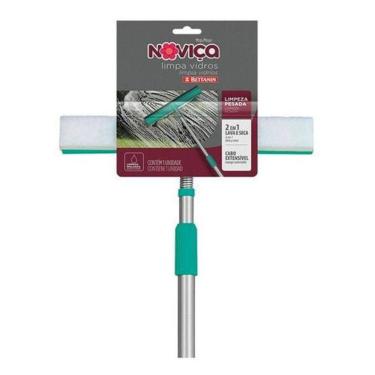 Imagem de Mop Limpa Vidros Noviça 2 Em 1 Cabo Extensor 1,18m