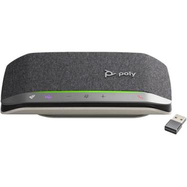 Imagem de POLY - Alto-falante inteligente Bluetooth pessoal com sincronização de 20+ USB-A (Plantronics) - Conecte a smartphones via Bluetooth-PC/Mac via - BT600 Dongle - Funciona com equipes (certificadas),