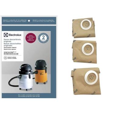 Imagem de Kit 3 sacos aspirador po electrolux gt3000 a20 cse19