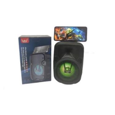 Imagem de Caixa de Som Bluetooth Suporte Para Celular Pen Drive Cartão Super Gra