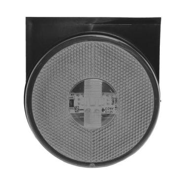 Imagem de Kit 10 Lanternas Lateral Led Caminhão Carreta Com Suporte Cr - EDN