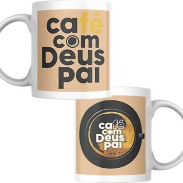 Imagem de Caneca Porcelana Religiosa Café Com Deus Pai