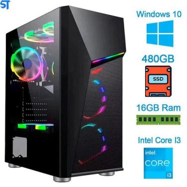 Imagem de Gabinete Gamer Bluecase BG-020 - USB 3.0 LED RGB - Sobraltech