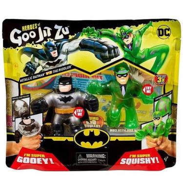 Imagem de Goo JIT ZU 2 Bonecos Elasticos Batman e Charada SUNNY