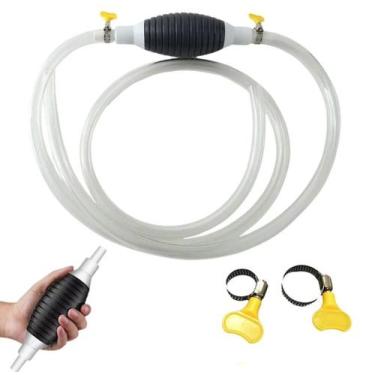Imagem de Bomba de sucção Manual Multifuncional p/ transferir combustível gasoli