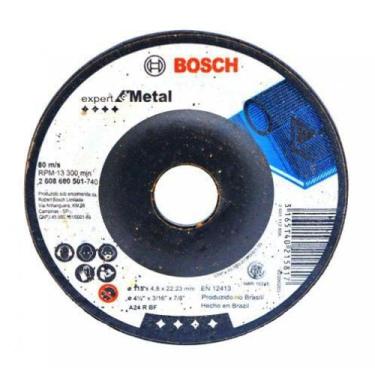 Imagem de Disco Desbastador 04.1/2""X3/16"" G-024 Ret Metal Bosch - BOSCH ACESSO
