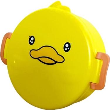 Imagem de Marmiteira Fofa Patinho Infantil Escolar Pote Lancheira Fofo - Isanog