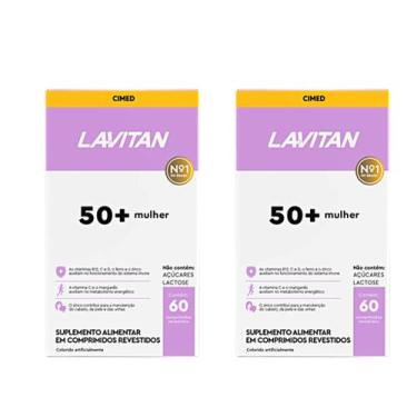 Imagem de Kit 2 Lavitan 50+ Mulher 60 Cápsulas. - Cimed
