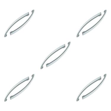 Imagem de Estilo Meia-Lua Puxador Alça Pegador para Gavetas - 10 Pçs